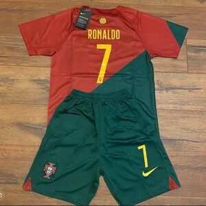 Portugal Ronaldo kids Set Jersey And Jersey Size Various